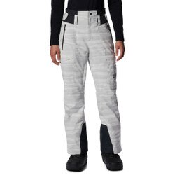 Mountain Hardwear Powder Quest Pant Women's in Glacial Jacquard